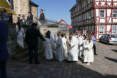 Feier der 1. Heiligen Kommunion in Sankt Crescentius (Foto: Karl-Franz Thiede)